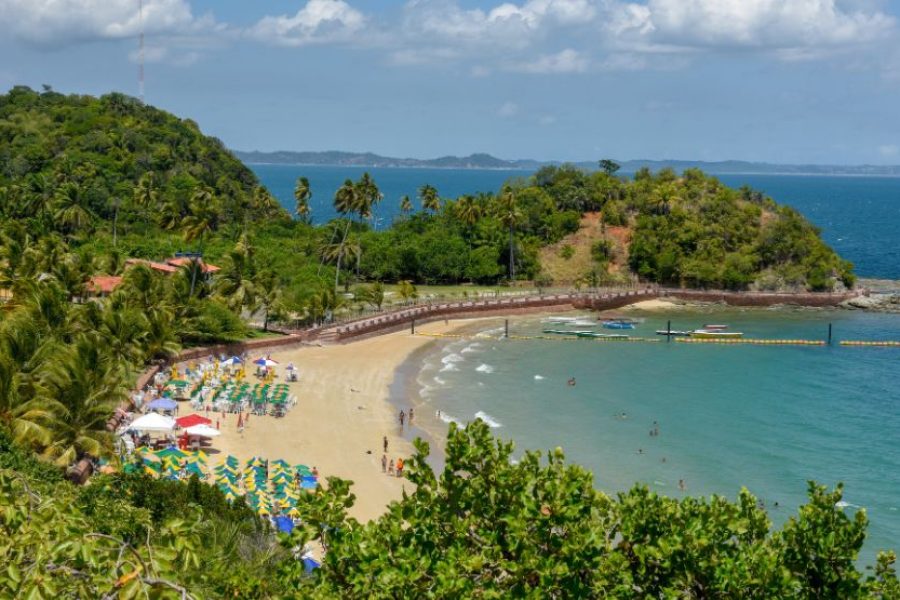 Tour às Ilhas (Frades e Itaparica) – Saindo dos hotéis em Salvador